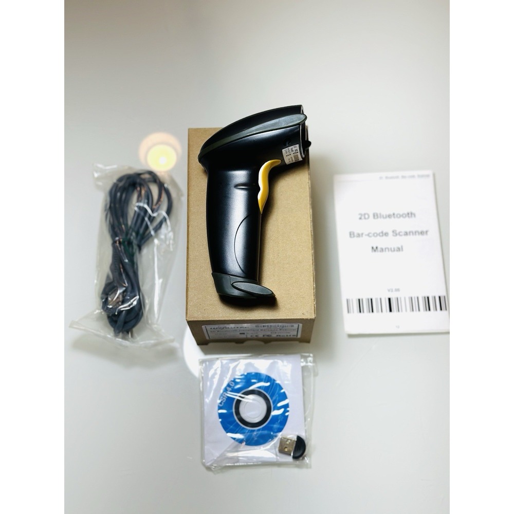 Lot of 5 - WORLDTEC MJ2880 2D Barcode Scanner USB Wired‎ Handheld QR Code Reader